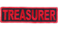 Treasurer Patch Red