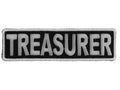 Treasurer Patch - White