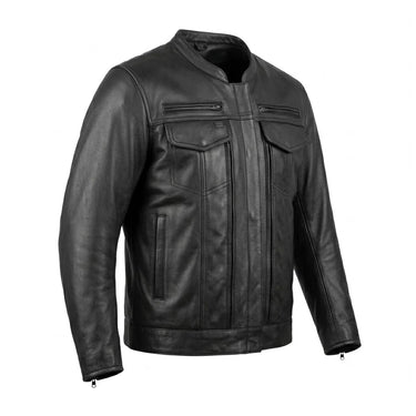 Size: XL  Rampage Leather Motorcycle Jacket by UNIK Final Sale Ships Same Day