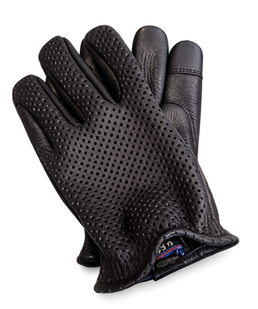 Ventilated Touchscreen Deerskin Gloves