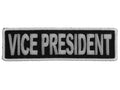 Vice President Patch - White
