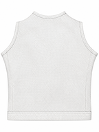 Legendary LowLife 'White Monster' Perforated Leather Club Vest