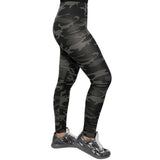 Back view of Rothco women's camo camouflage tactical gear, showing rear panel detail