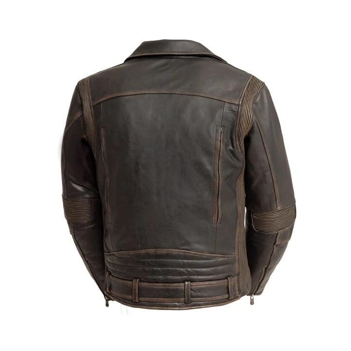 Wrath Men's Motorcycle Leather Jacket - Legendary USA