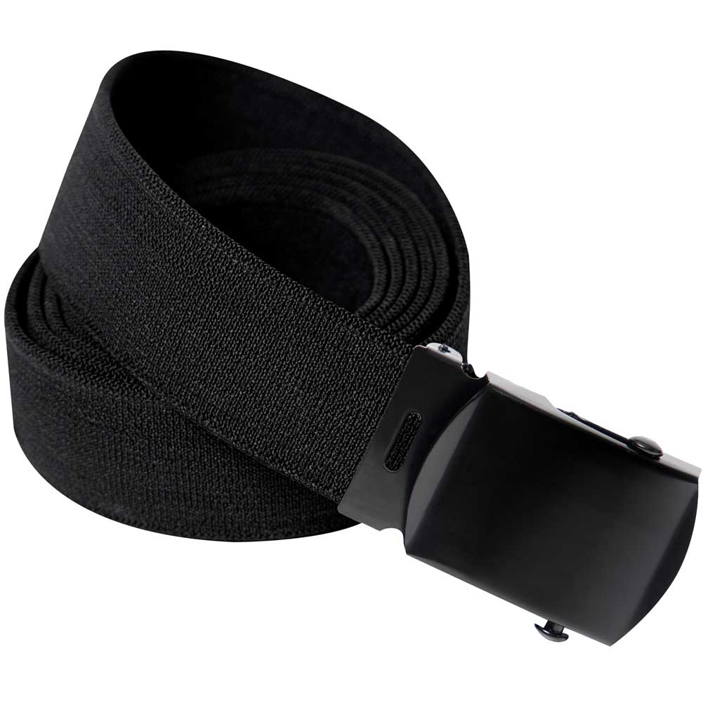 Rothco Military Elastic Stretch Black Web Belt