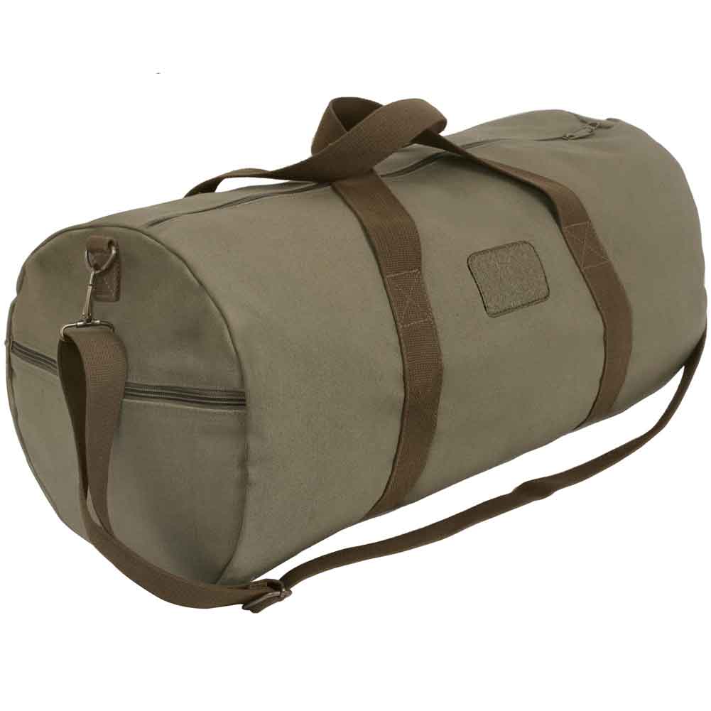Two Tone Canvas Duffel Bag by Rothco