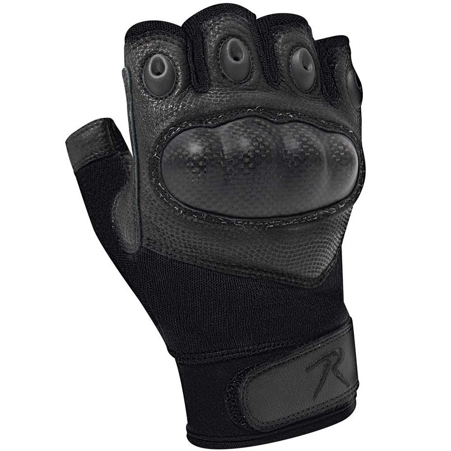 Fingerless Military Gloves Leather