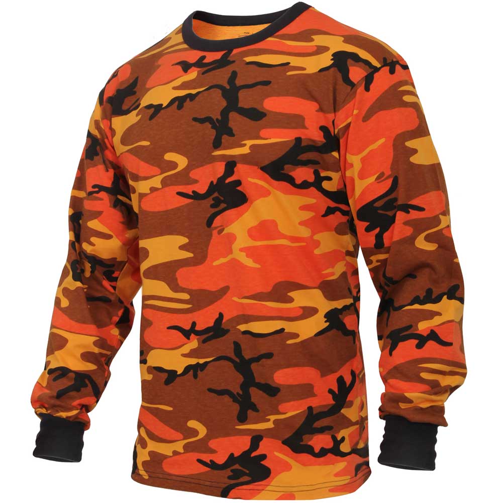Rothco Mens Long Sleeve Tactical Camouflage Shirt
