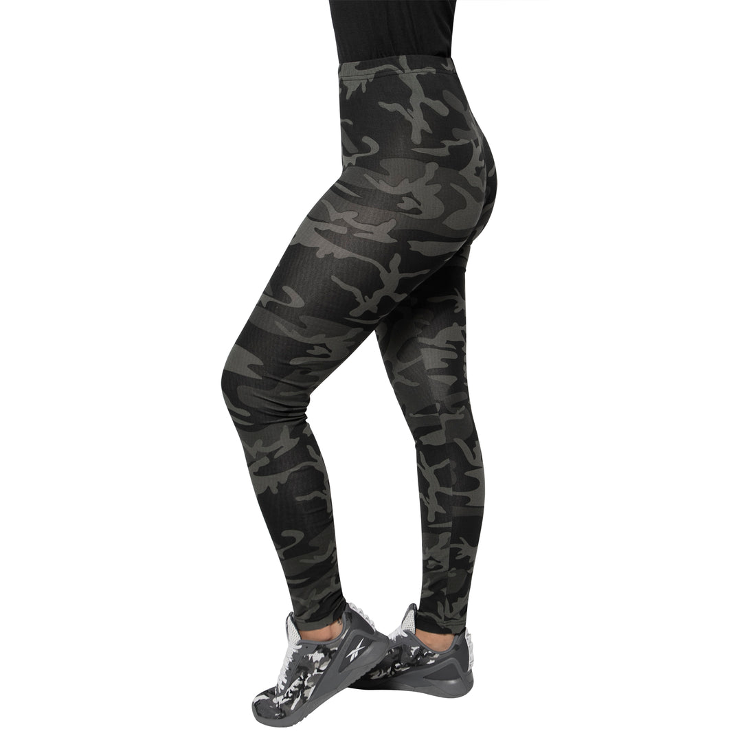 Buy Rothco Womens Workout Performance Camo Leggings With Pockets, Money  Back Guarantee