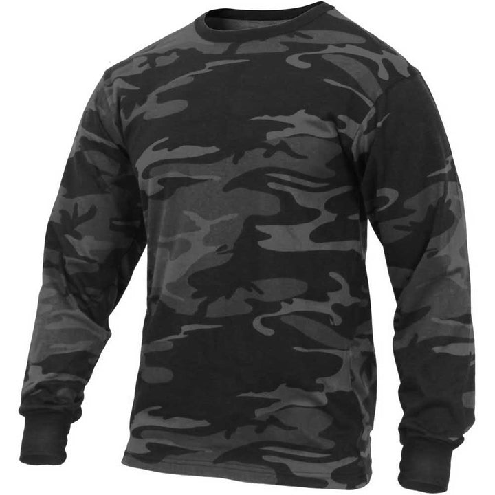 Rothco Mens Long Sleeve Tactical Camouflage Shirt