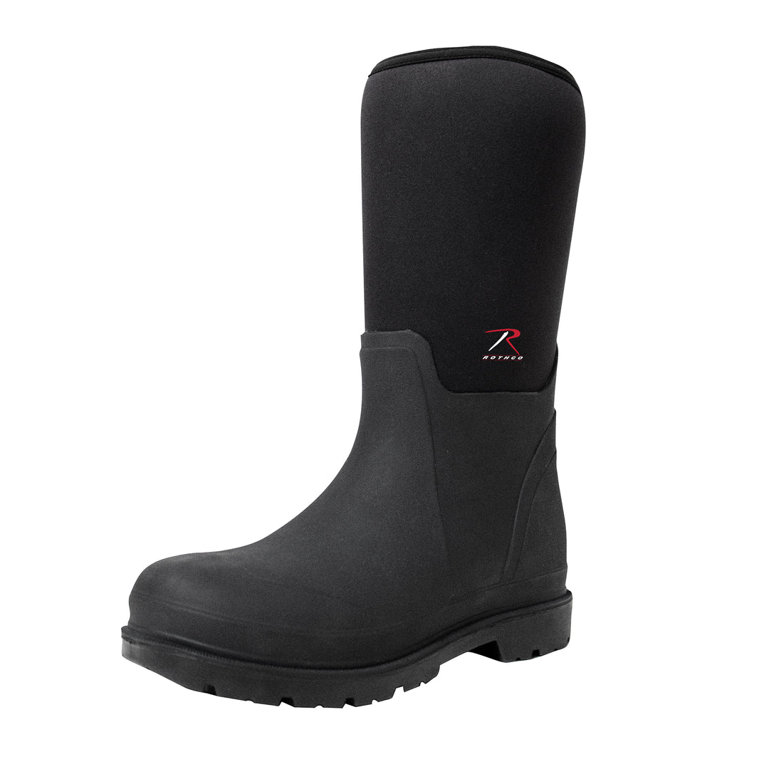 Storm & Waterproof Rubber Boots by Rothco - Black - 14.5 Inch