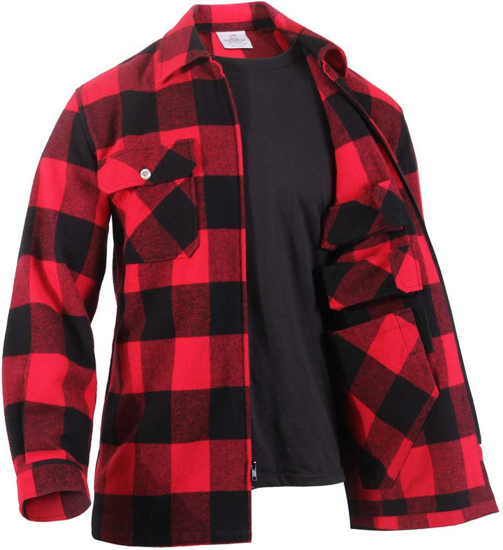 Rothco Mens Concealed Carry Flannel Shirt
