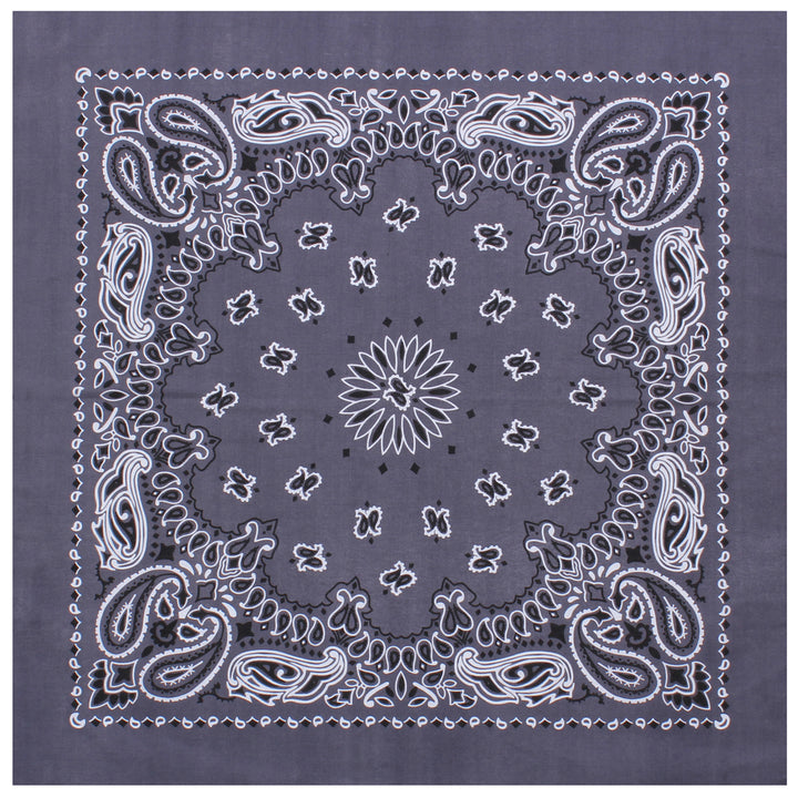 Paisley Bandana – Extra-Large 27” x 27" - 30 Colors To Choose From