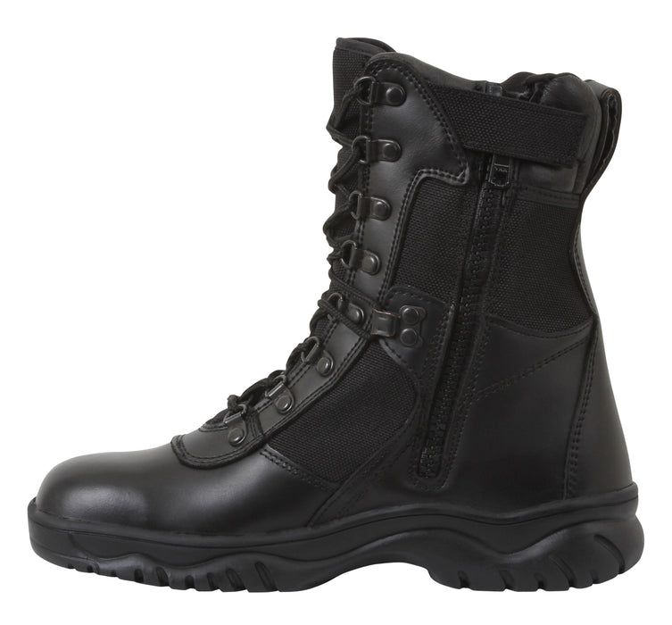 Rothco Forced Entry Tactical Boot With Side Zipper - 8 Inch