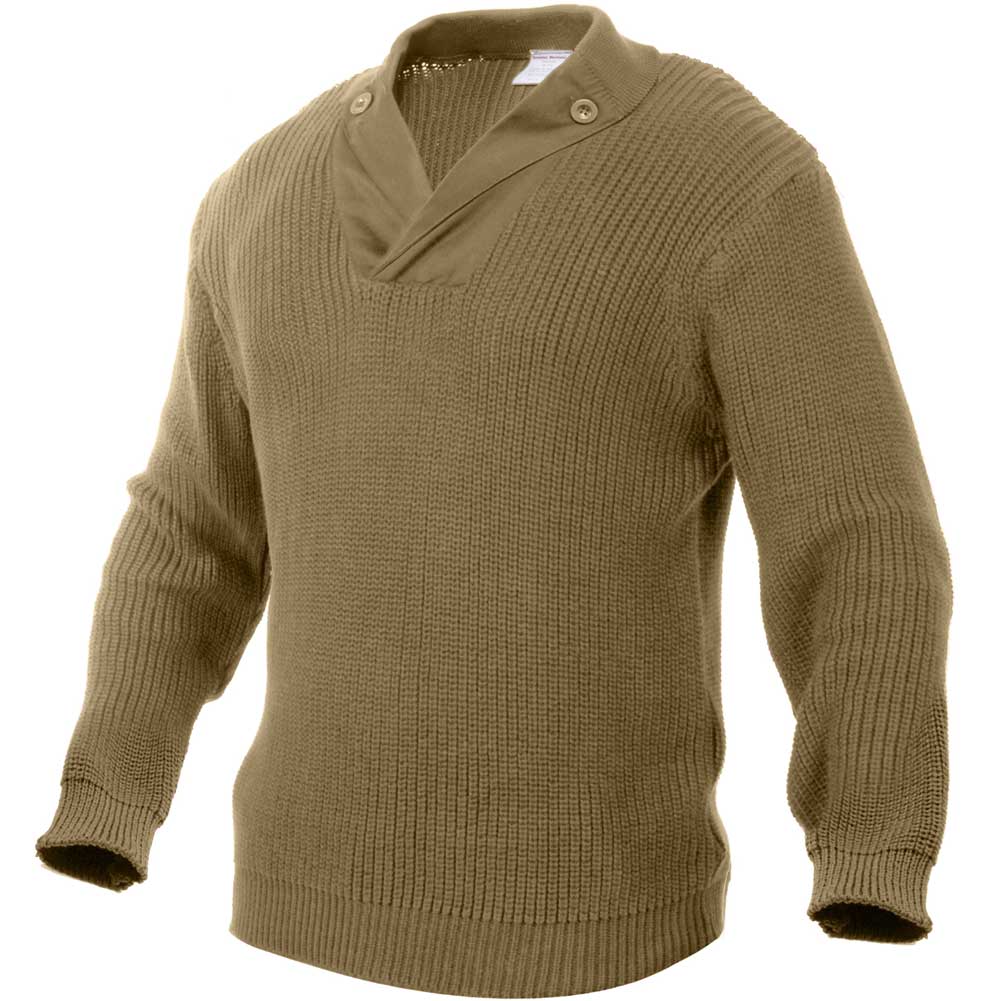 Rothco Mens WWII Vintage Mechanics Sweater - Khaki