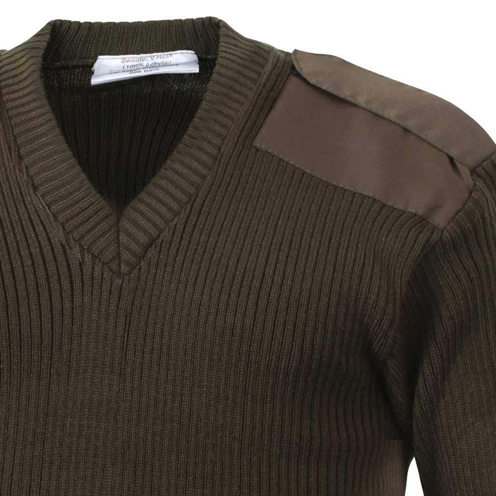 Rothco Mens V-Neck Commando Sweater