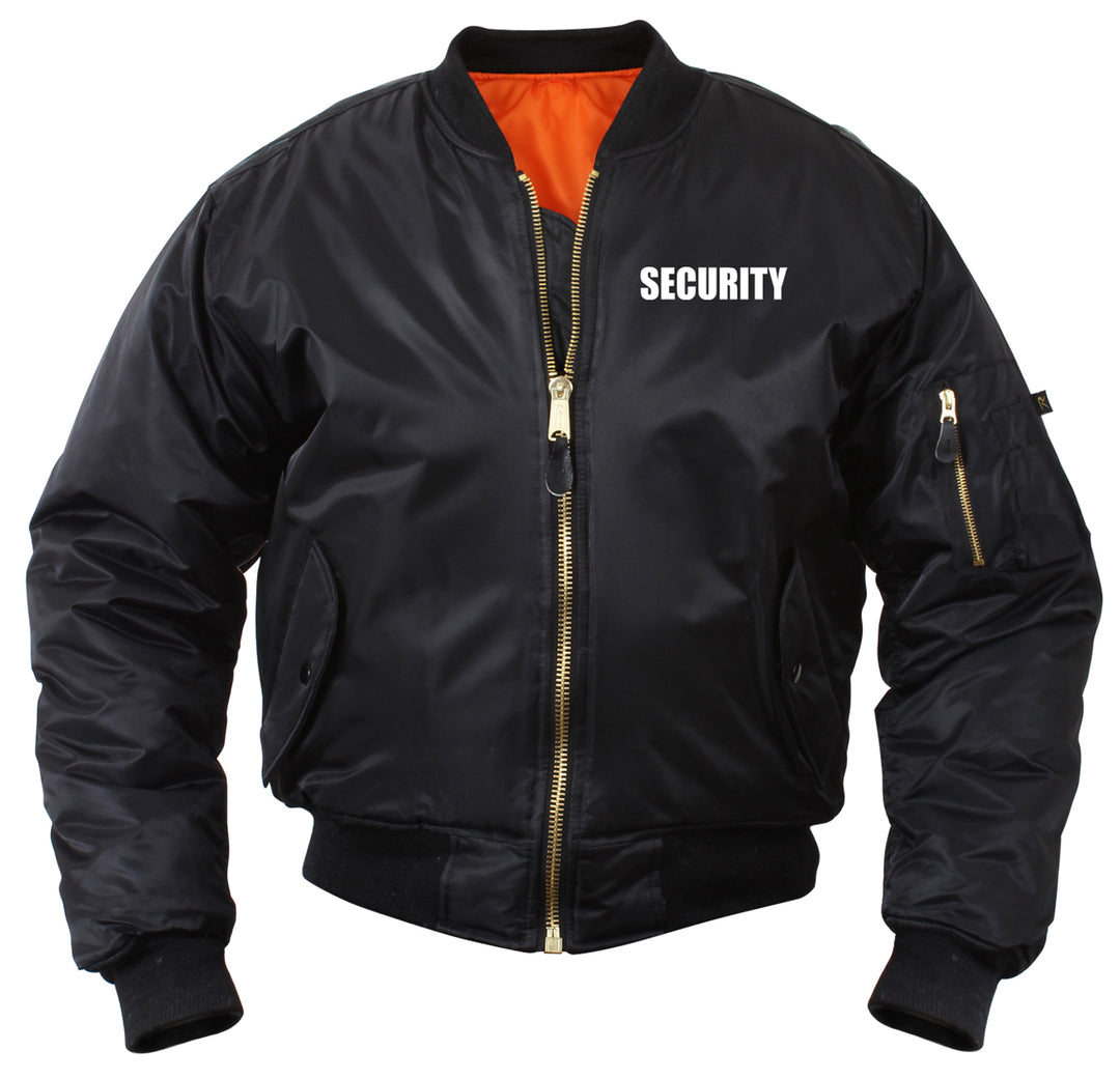 MA-1 Flight Jacket With Security Print by Rothco