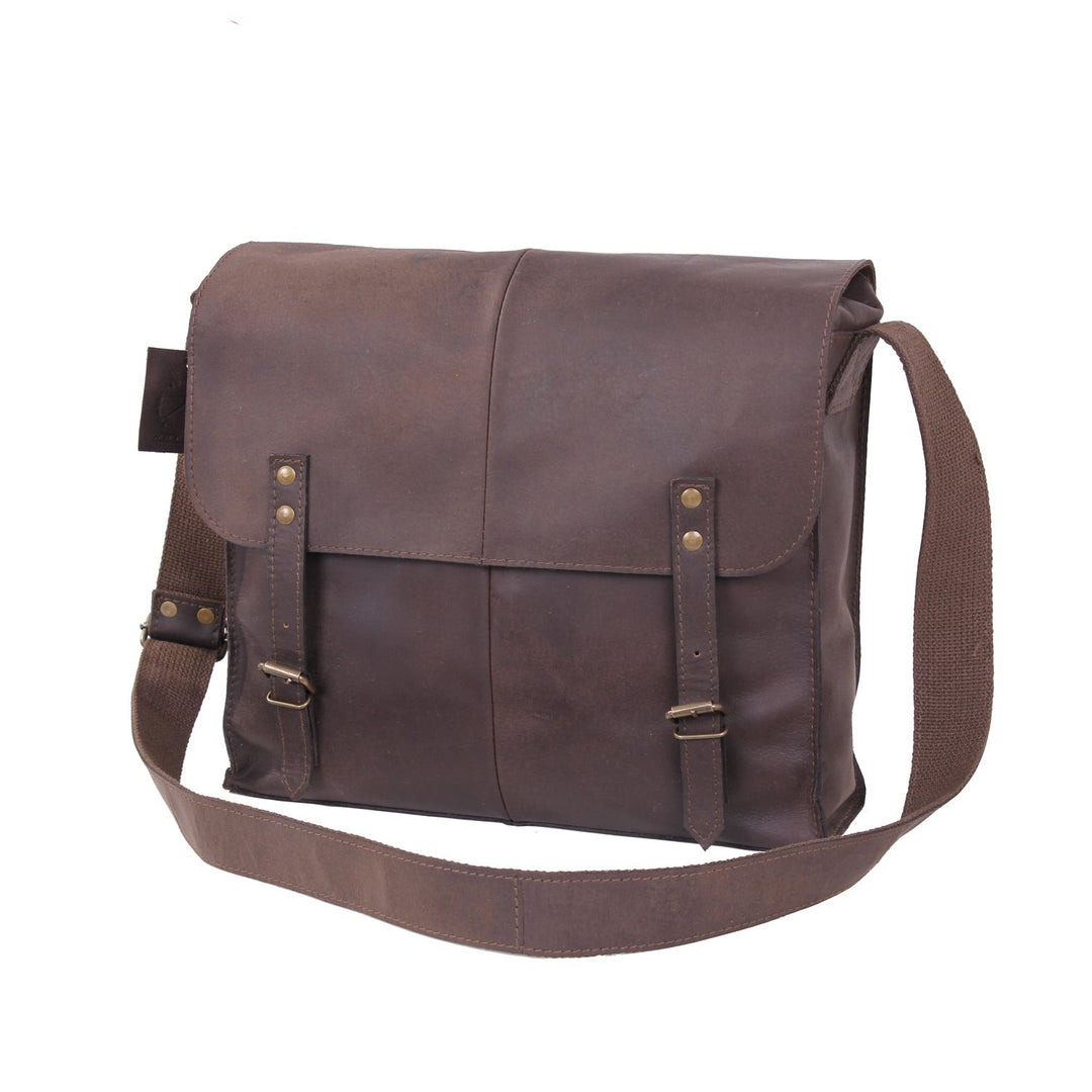 Chocolate Brown Leather Fashion Medic Bag