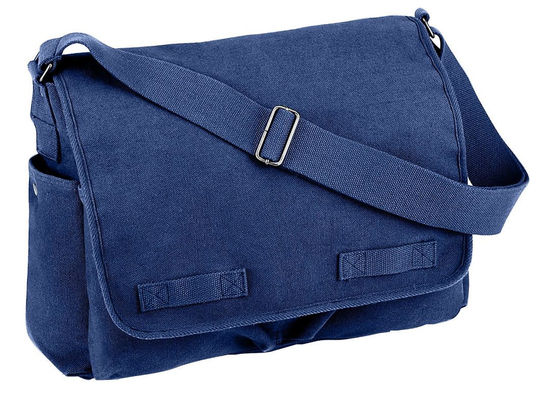 Vintage Washed Canvas Messenger Bag by Rothco