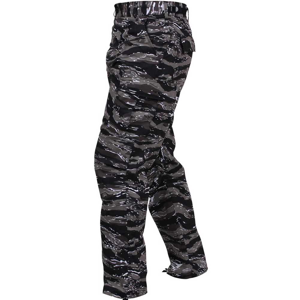 DANISH MILITARY CAMOUFLAGE BDU PANTS MILITARY CARGO 6 POCKET FATIGUE  TROUSERS