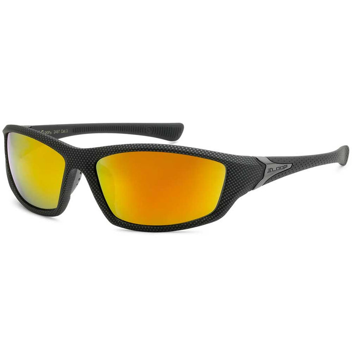 XLoop Rubberized Finish Mirror Sunglasses