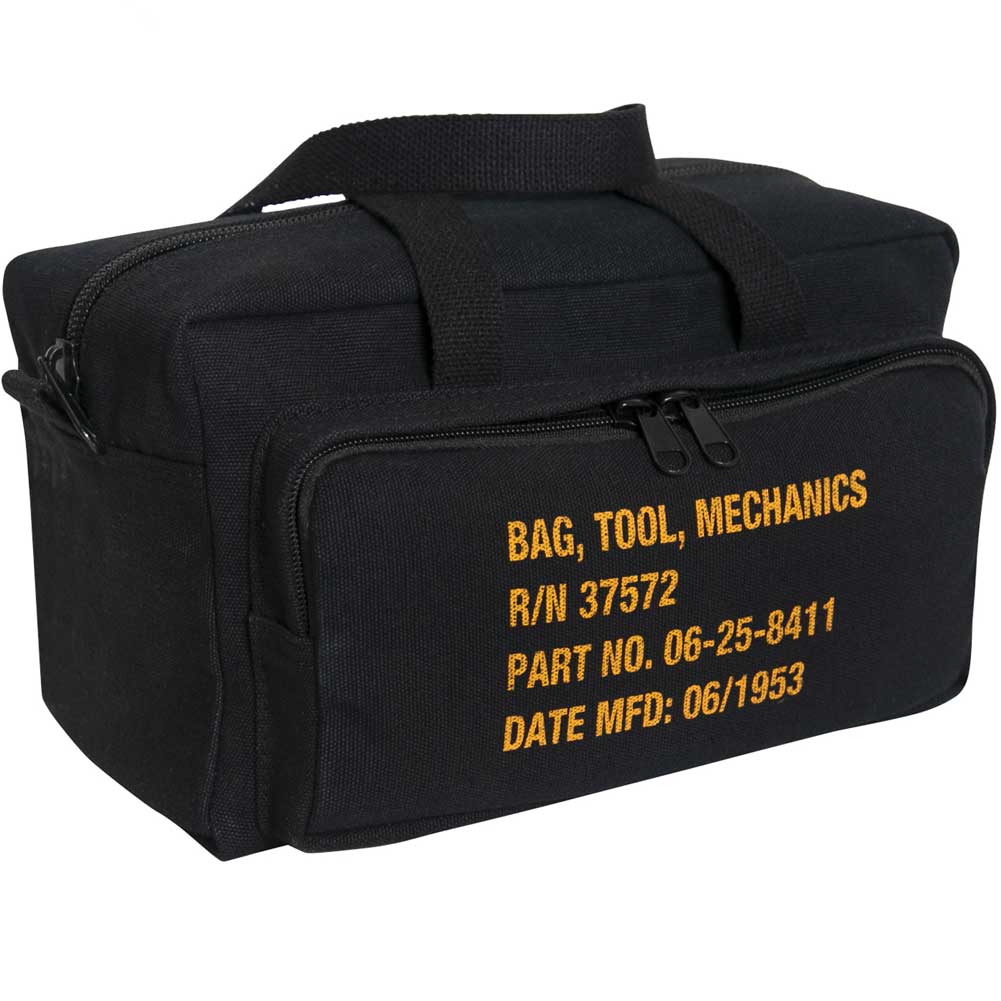 Rothco G.I. Type Zipper Pocket Mechanics Tool Bag With Military Stencil