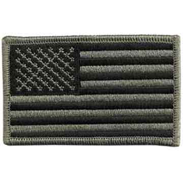Grey Camouflage American Flag Uniform Patch – Legendary USA