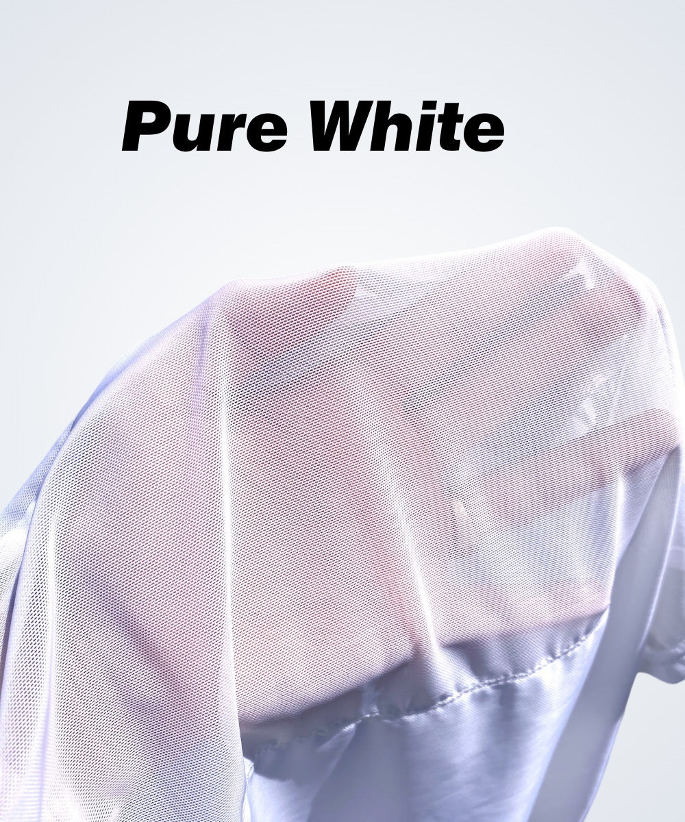 Bohn Men's Summer Mesh Riding Shirt Shell – White