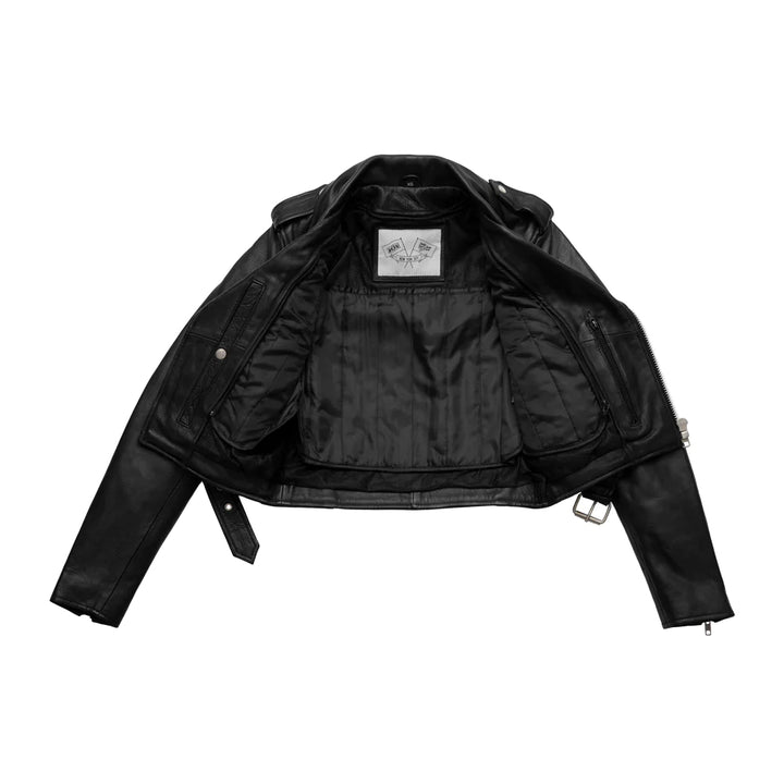 Imogen Motorcycle Leather Jacket by First MFG