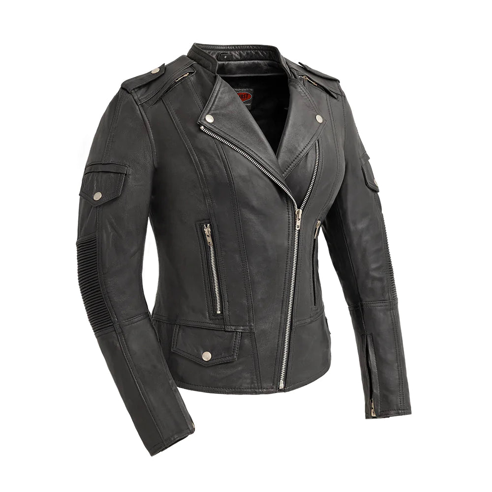 Tantrum Motorcycle Leather Jacket by First MFG