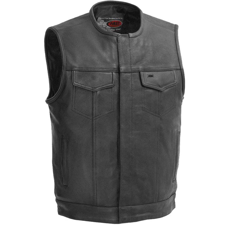 First Mfg Mens No Rival Concealment Leather Vest