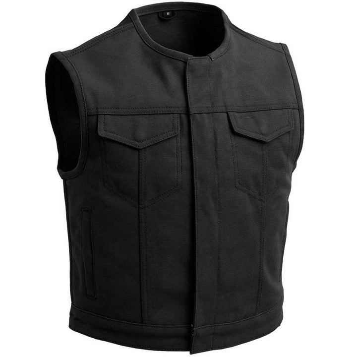 First Mfg Mens Lowside Cropped Concealment Canvas Vest