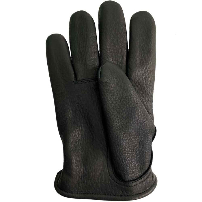 Legendary Mens Deerskin Fleece Lined Short Wrist Gloves