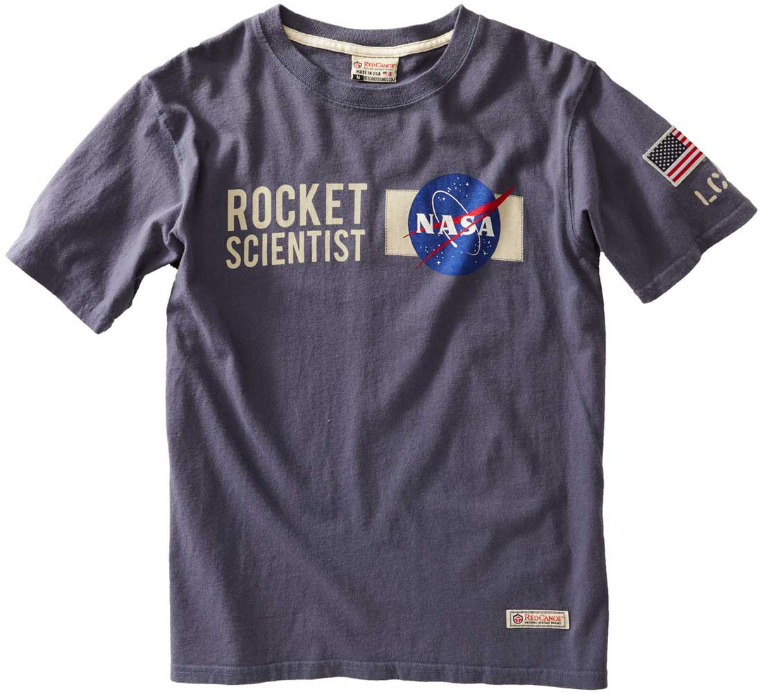 NASA Rocket Scientist Blue T-Shirt