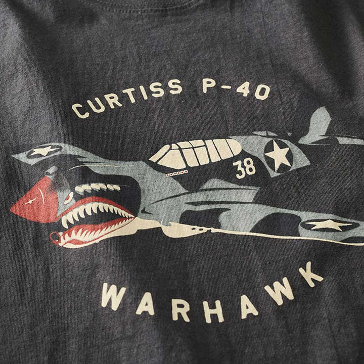 Curtis P40 Warhawk Slate Grey T-Shirt