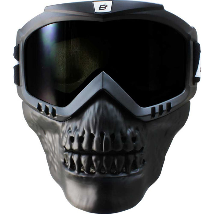 Birdz Eyewear - SkullBird Padded Smoked Goggles with Facemask