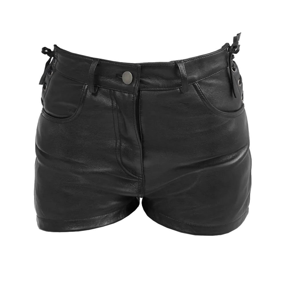 Rosa Leather Shorts by Whet Blu