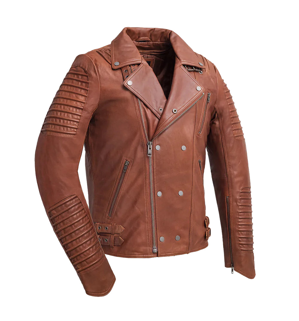 Brooklyn Men's Fashion Lambskin Leather Jacket by Whet Blu