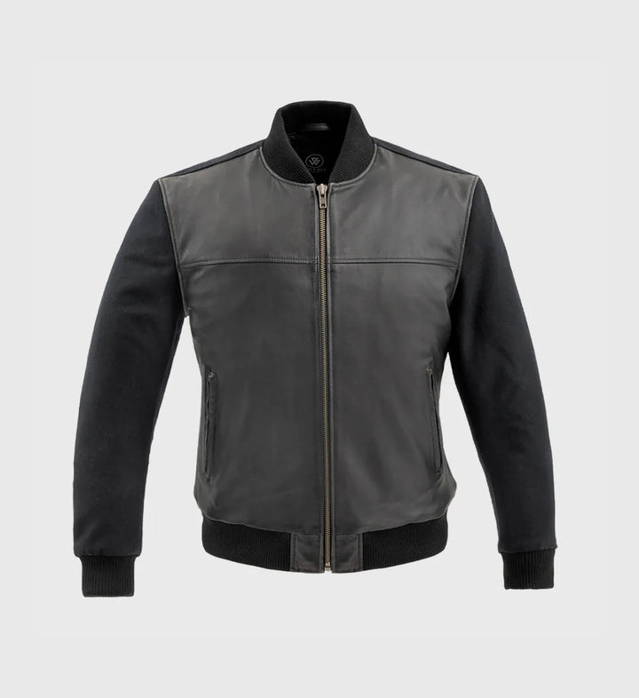 Andre Mens Varsity Leather Jacket by Whet Blu