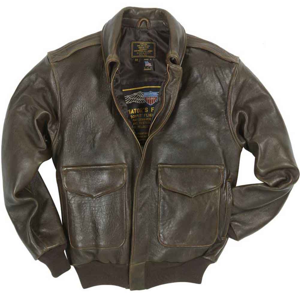 Men's A2 Lambskin Leather Jacket | Legendary USA
