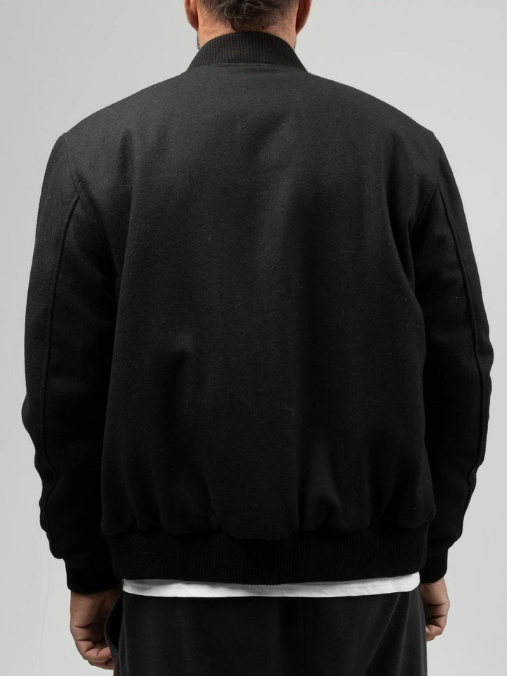 Andre Mens Varsity Leather Jacket by Whet Blu - Legendary USA