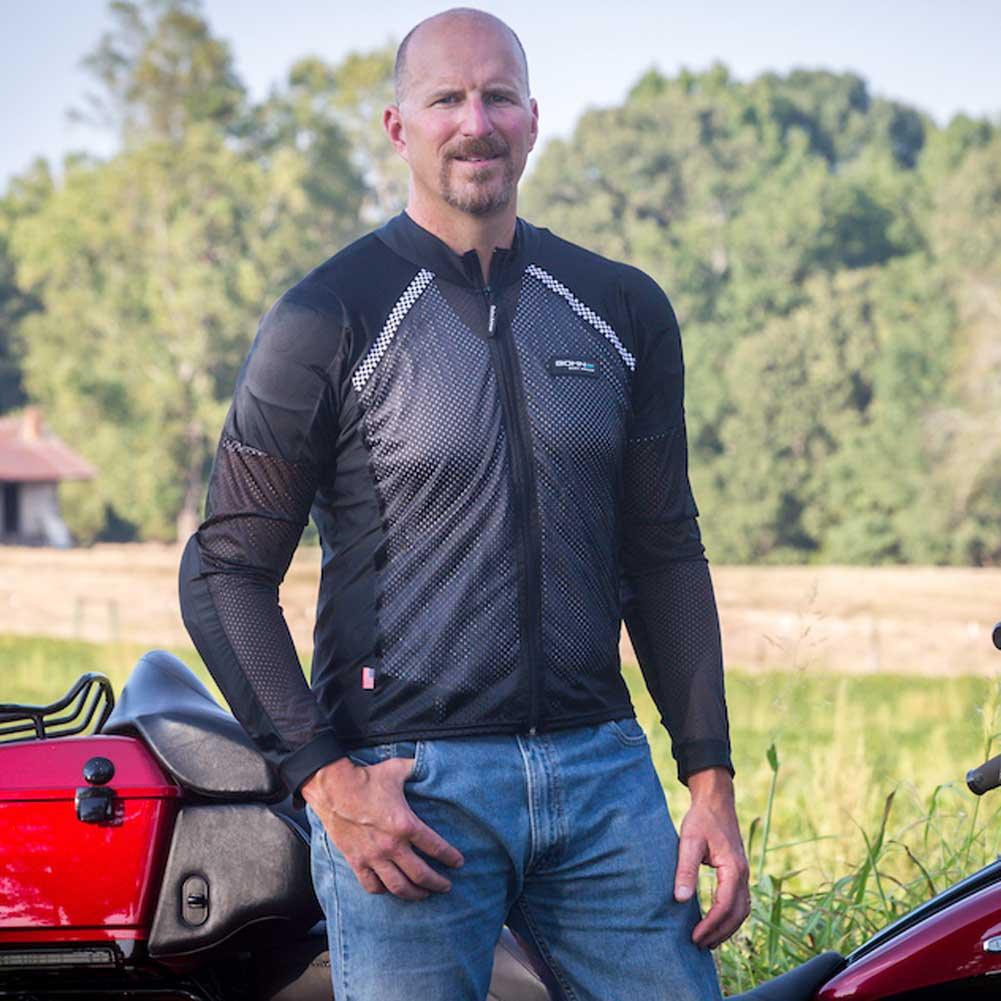 Bohn All-Season Airtex™ Level 1 Armored Riding Shirt - Legendary USA