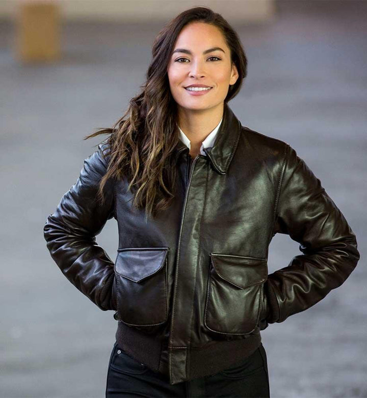 Cockpit USA Womens WASP A-2 Leather Jacket - Legendary USA