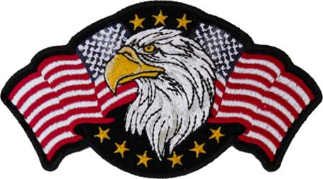 Star Spangled Banner Eagle Patch