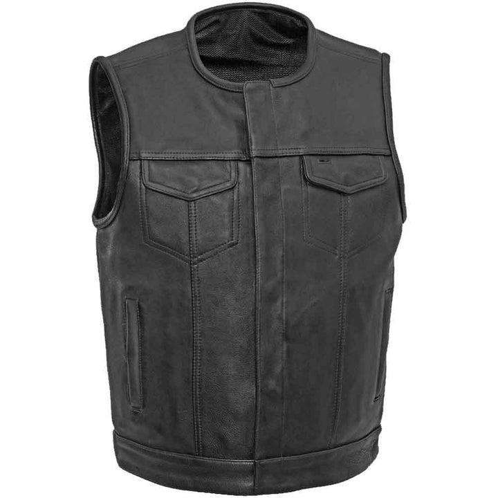 First Mfg Mens Highside Concealment Leather Vest - Legendary USA