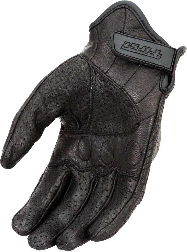 First Mfg Short Wrist Ventilated Motorcycle Riding Gloves - Legendary USA