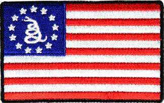 Gadsden American Flag Patch - Legendary USA