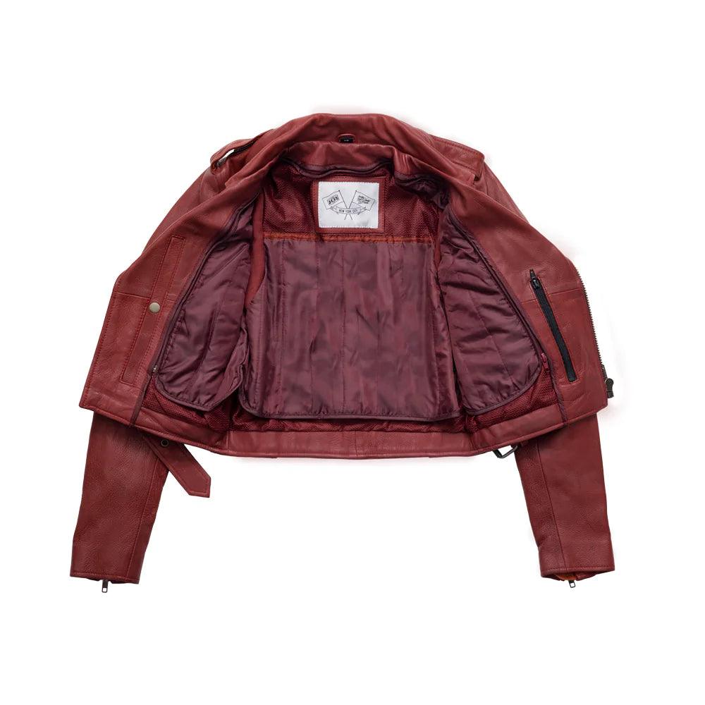 Katy Leather Jacket by First MFG - Legendary USA