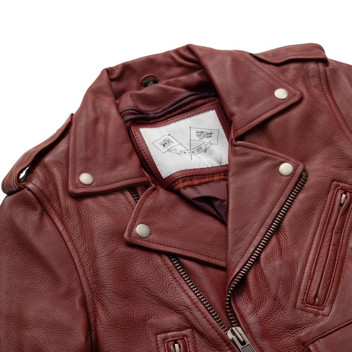 Katy Leather Jacket by First MFG - Legendary USA