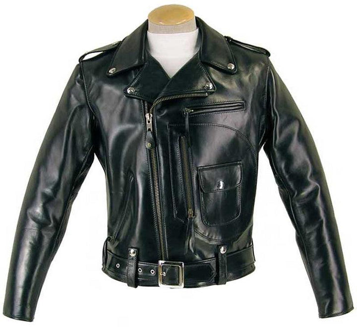 Legendary Black Stallion Horsehide Motorcycle Jacket - Legendary USA